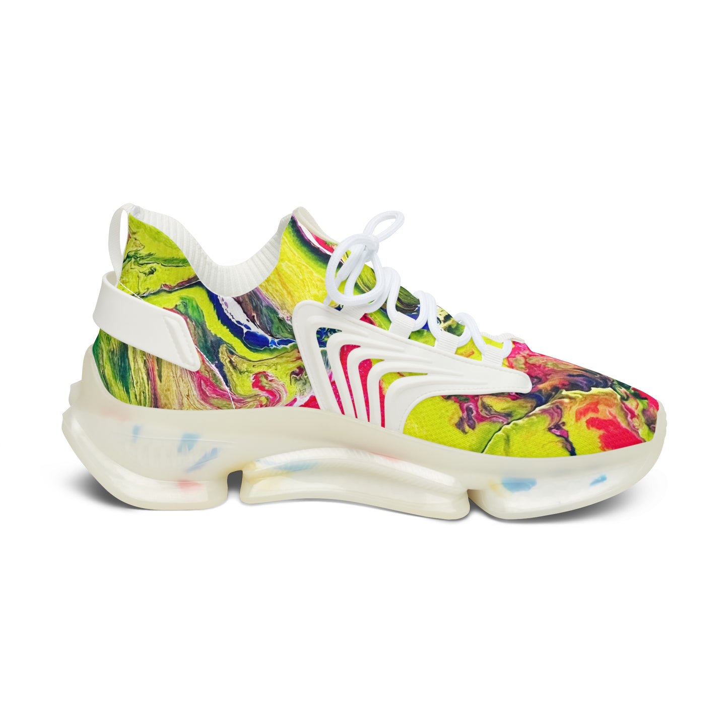 Women's Mesh Sneakers - Lime Burst 2024 design