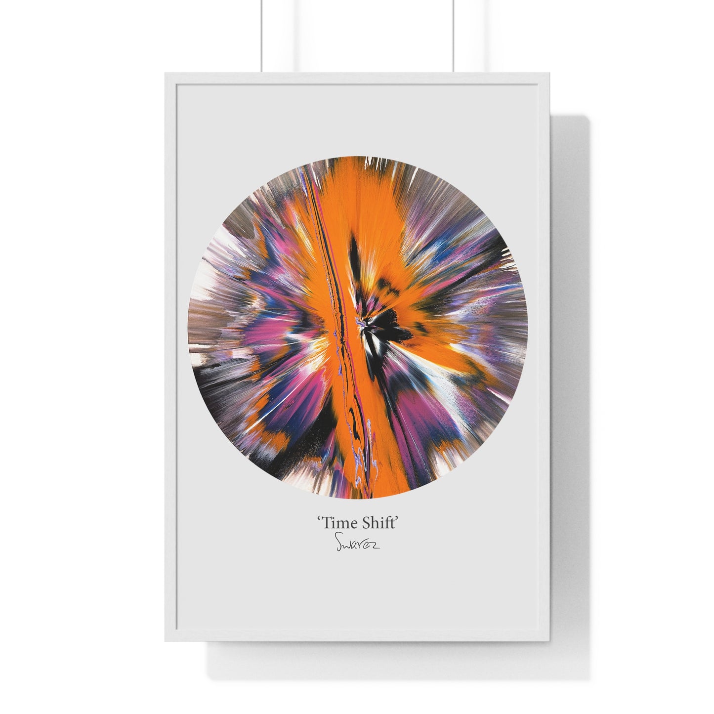 'Time Shift' by Swarez - Limited Edition Framed Vertical Poster Print