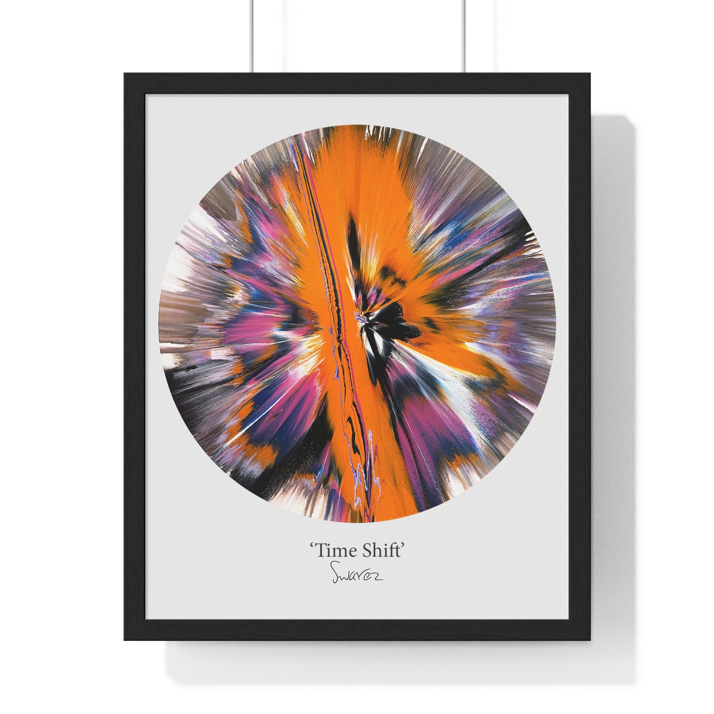'Time Shift' by Swarez - Limited Edition Framed Vertical Poster Print