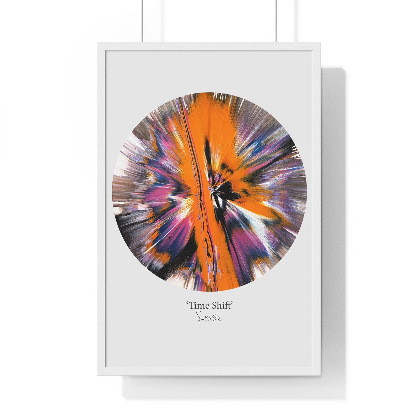 'Time Shift' by Swarez - Limited Edition Framed Vertical Poster Print