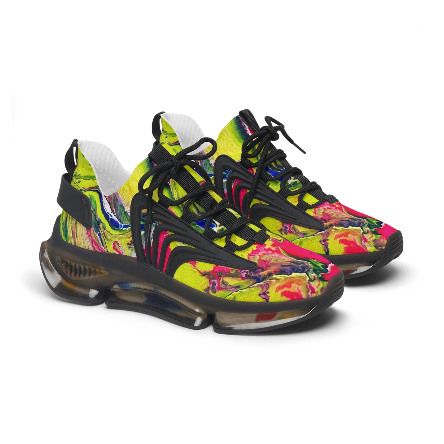 Women's Mesh Sneakers - Lime Burst 2024 design