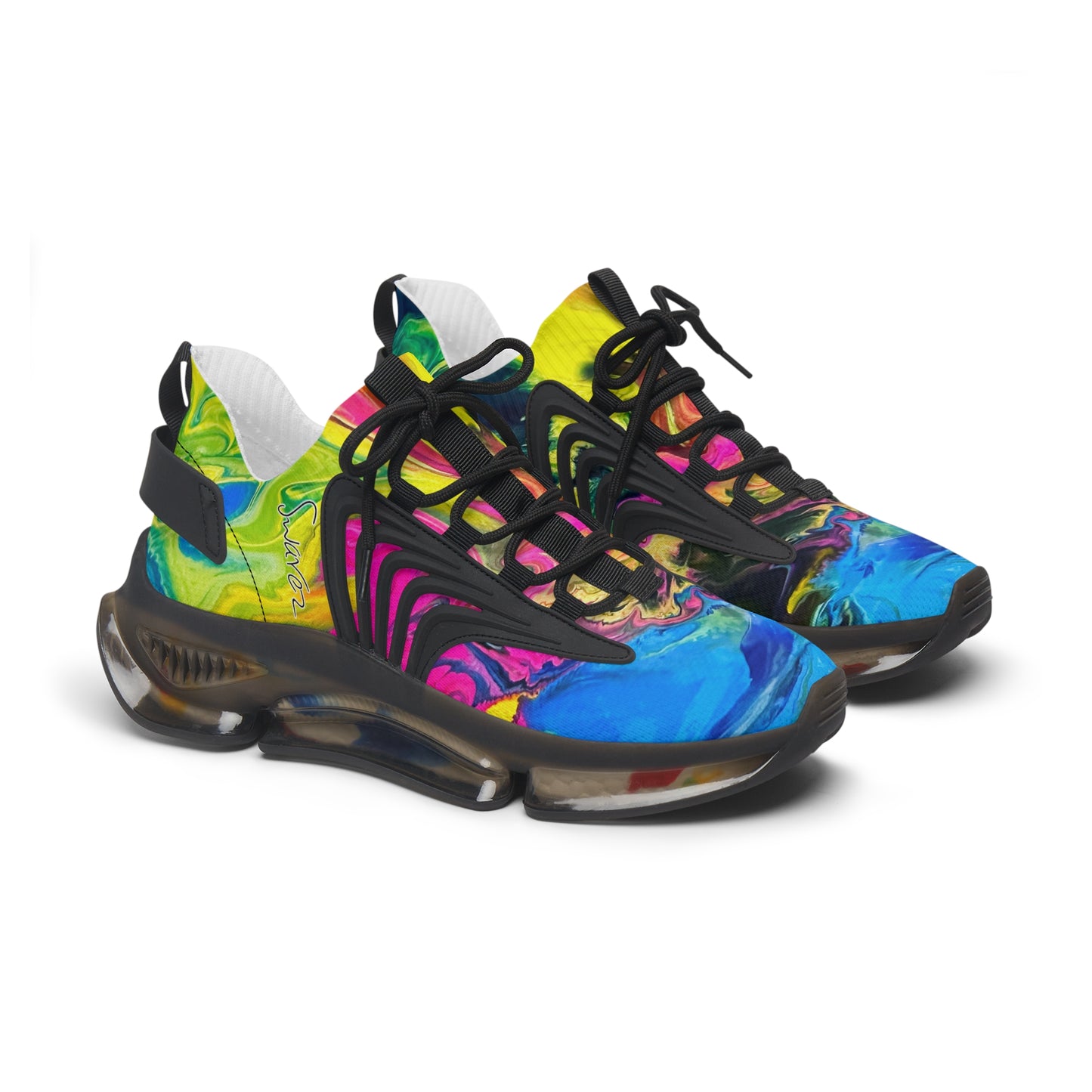 Women's Mesh Sneakers - Tropical Splash 2024 design