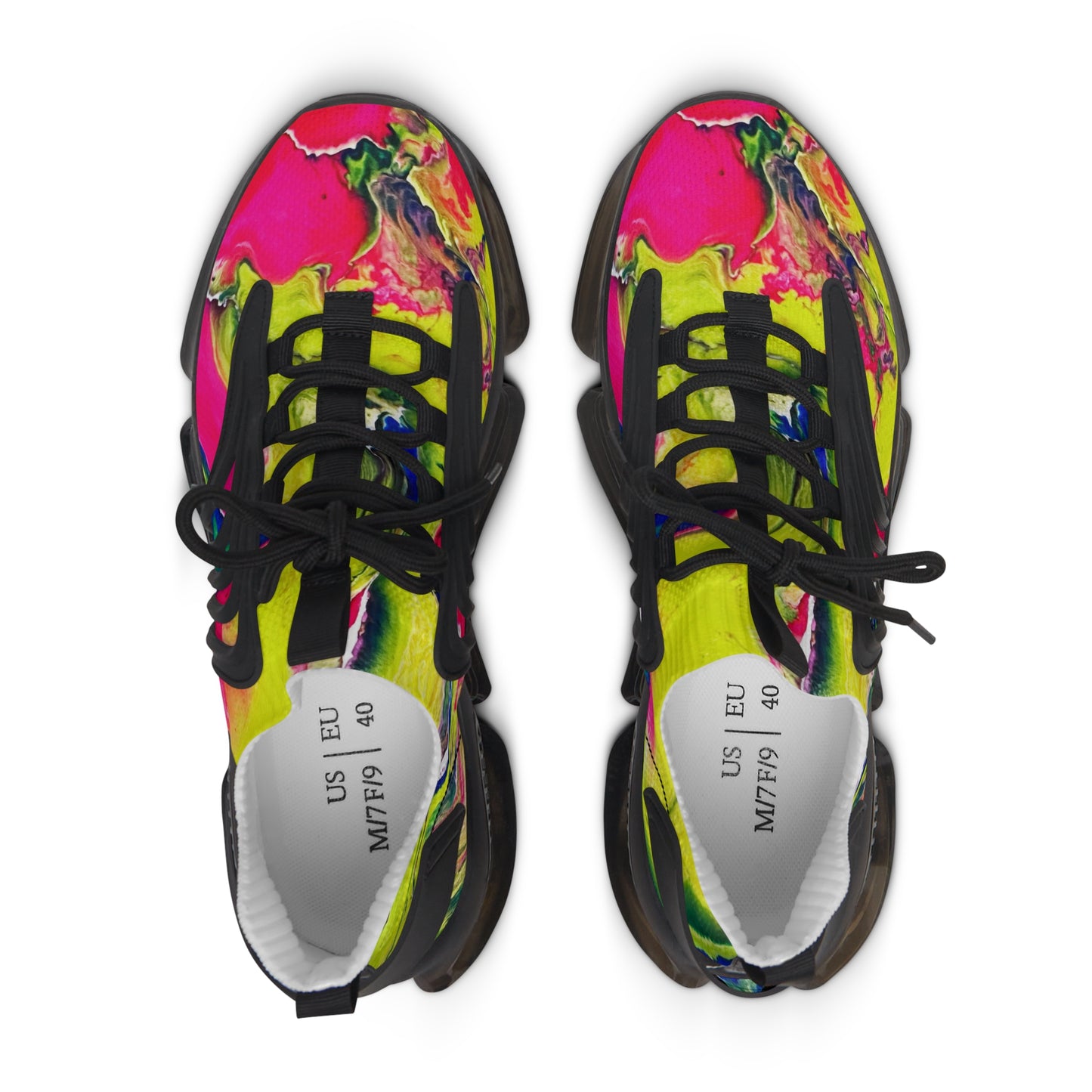 Women's Mesh Sneakers - Lime Burst 2024 design