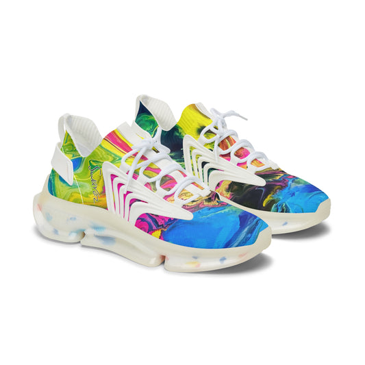 Women's Mesh Sneakers - Tropical Splash 2024 design