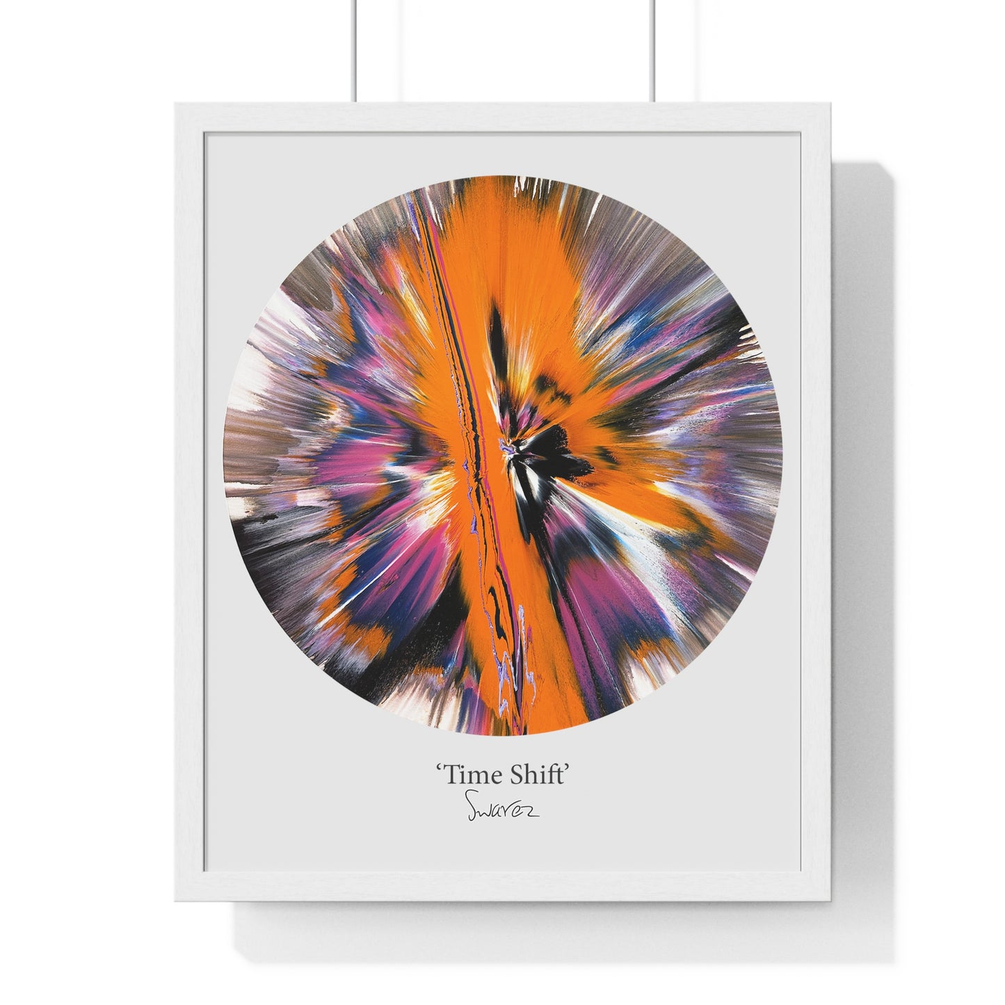 'Time Shift' by Swarez - Limited Edition Framed Vertical Poster Print