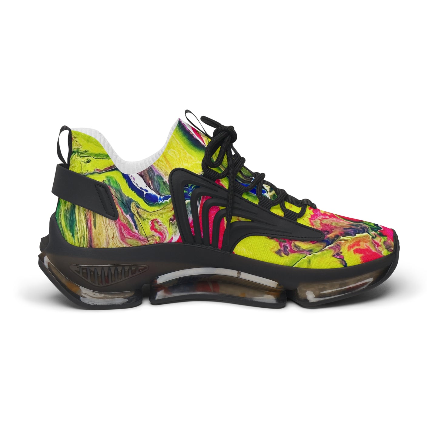 Women's Mesh Sneakers - Lime Burst 2024 design