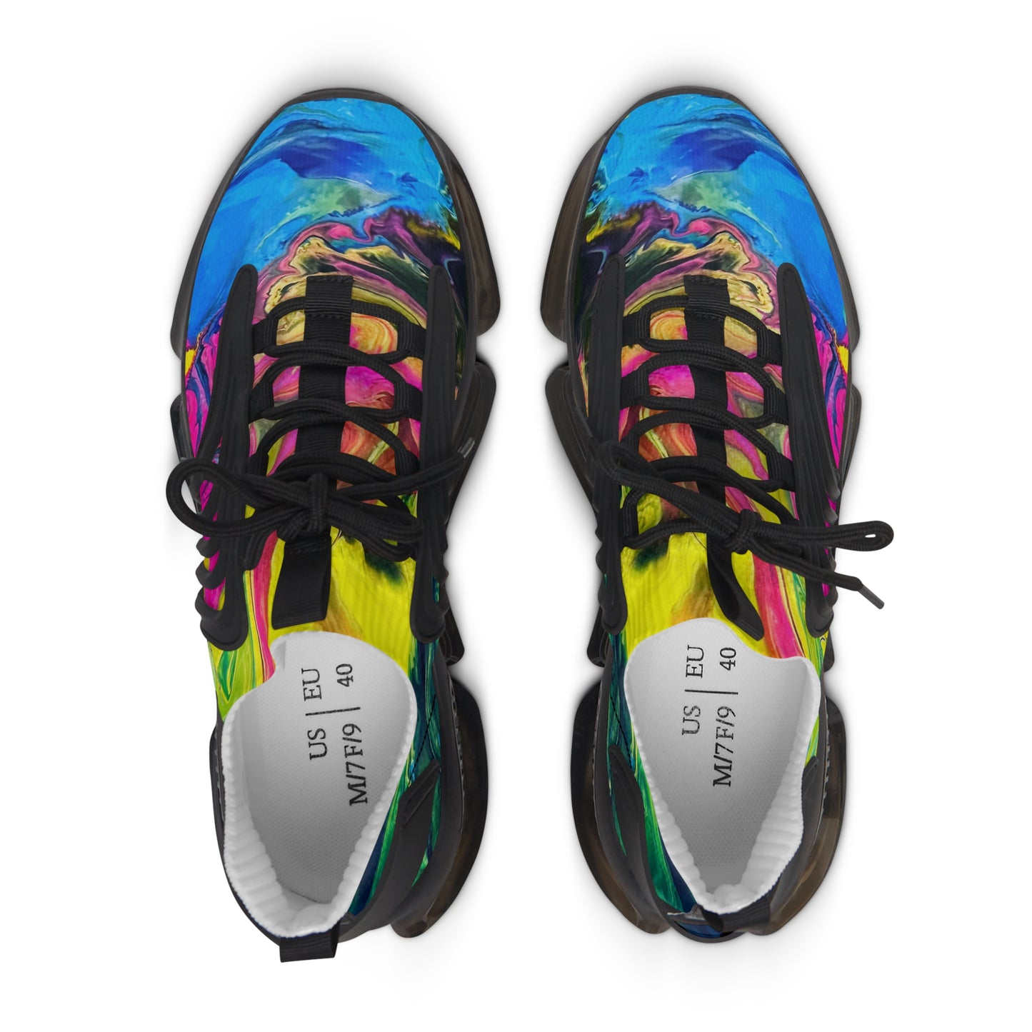Women's Mesh Sneakers - Tropical Splash 2024 design