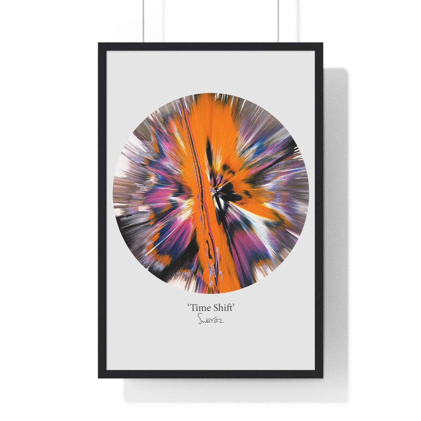 'Time Shift' by Swarez - Limited Edition Framed Vertical Poster Print