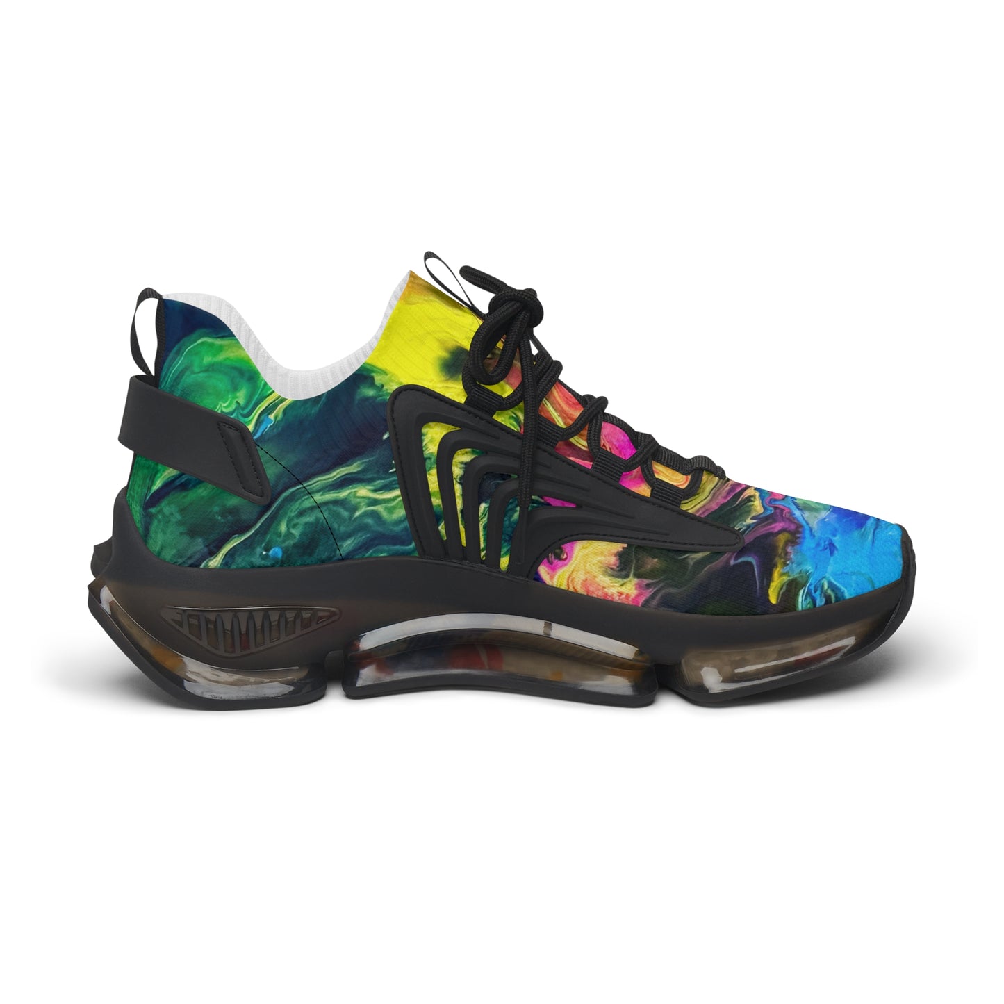 Women's Mesh Sneakers - Tropical Splash 2024 design