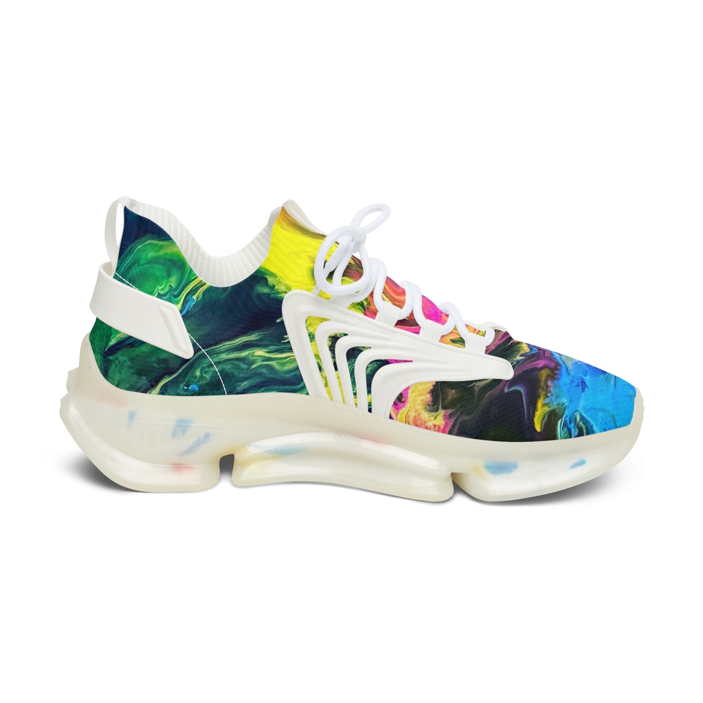 Women's Mesh Sneakers - Tropical Splash 2024 design