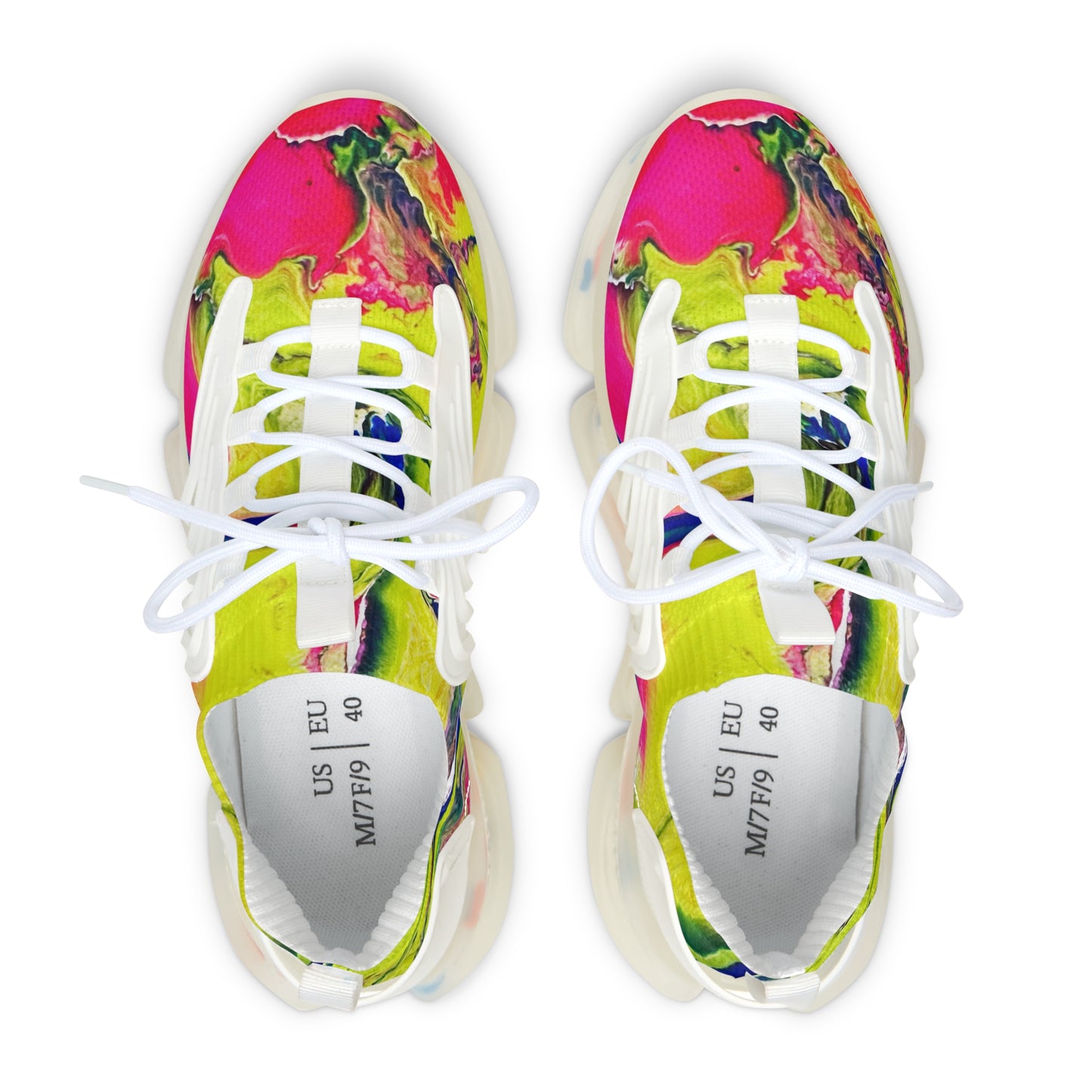 Women's Mesh Sneakers - Lime Burst 2024 design