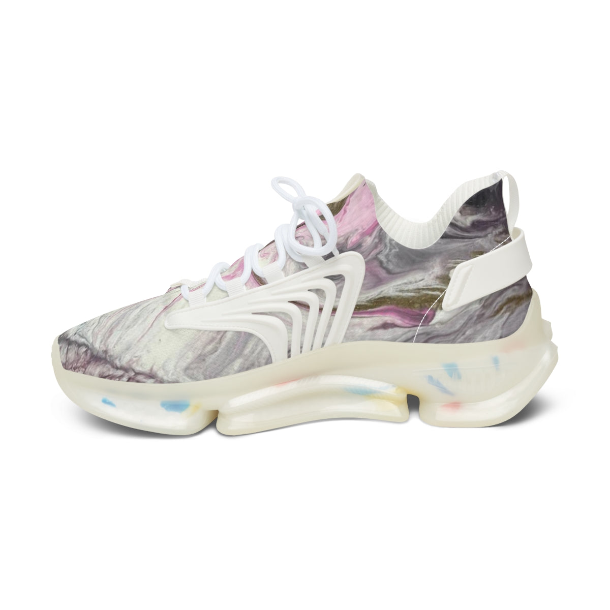 Women's Mesh Sneakers - Dusky pink design
