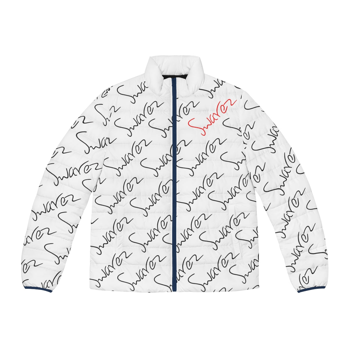 Men's Puffer Jacket - Swarez logos