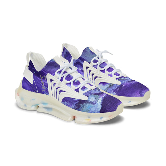 Women's Mesh Sneakers - Cosmic Purple.