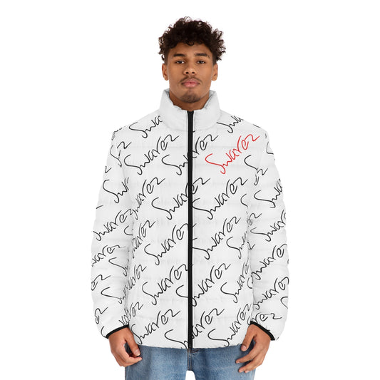 Men's Puffer Jacket - Swarez logos