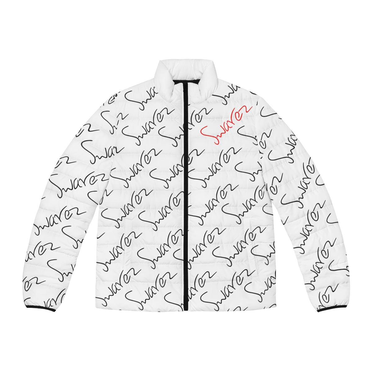 Men's Puffer Jacket - Swarez logos