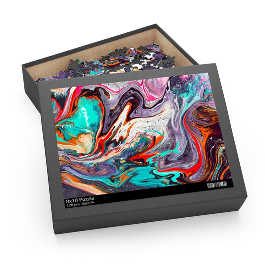 Puzzle (120, 252, 500-Piece) - Hypnotic design