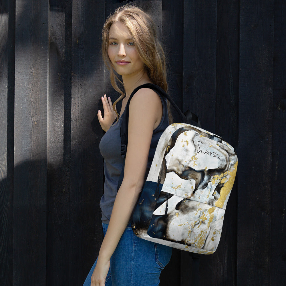Backpack - Black and white design