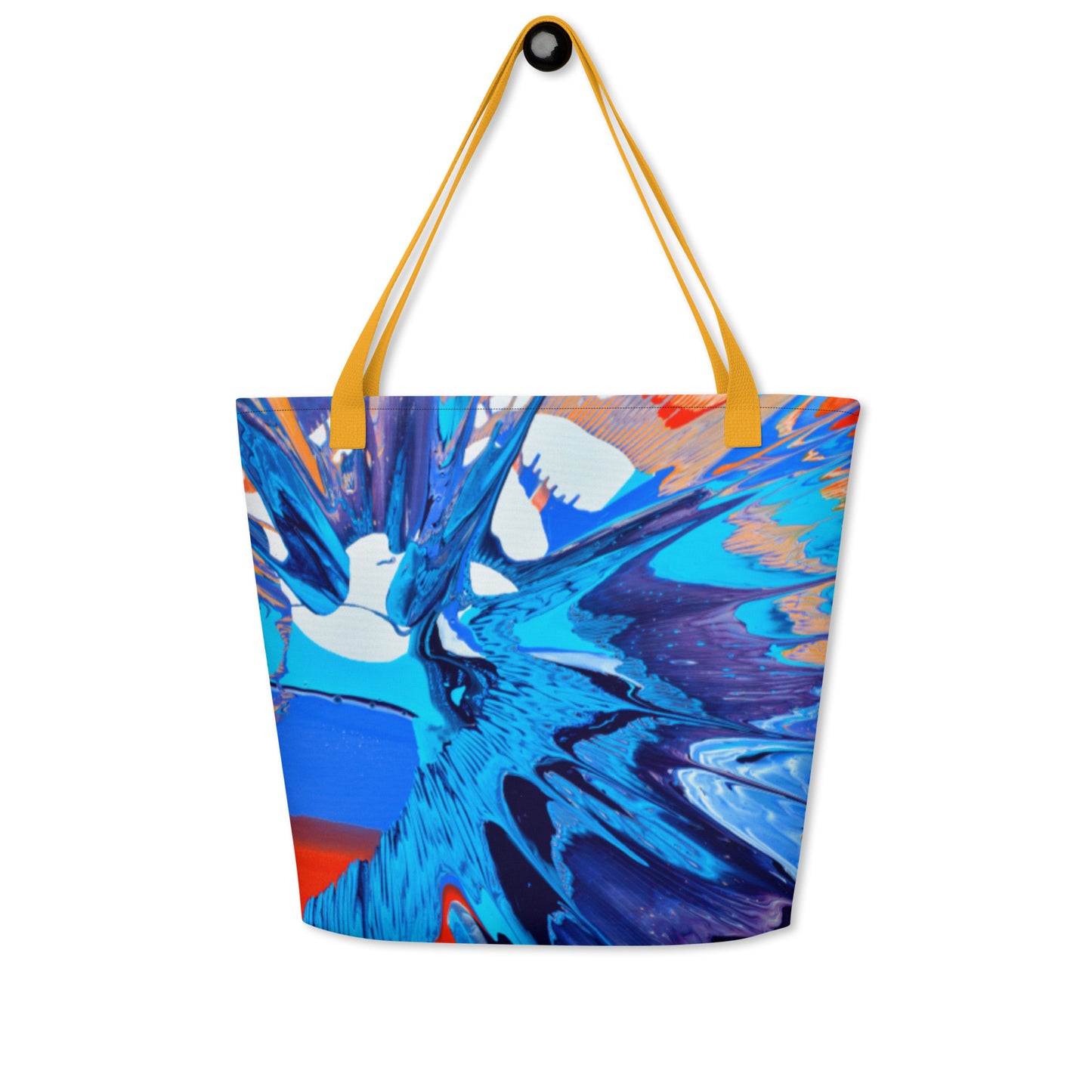 All-Over Print Large Tote Bag - Kapow design