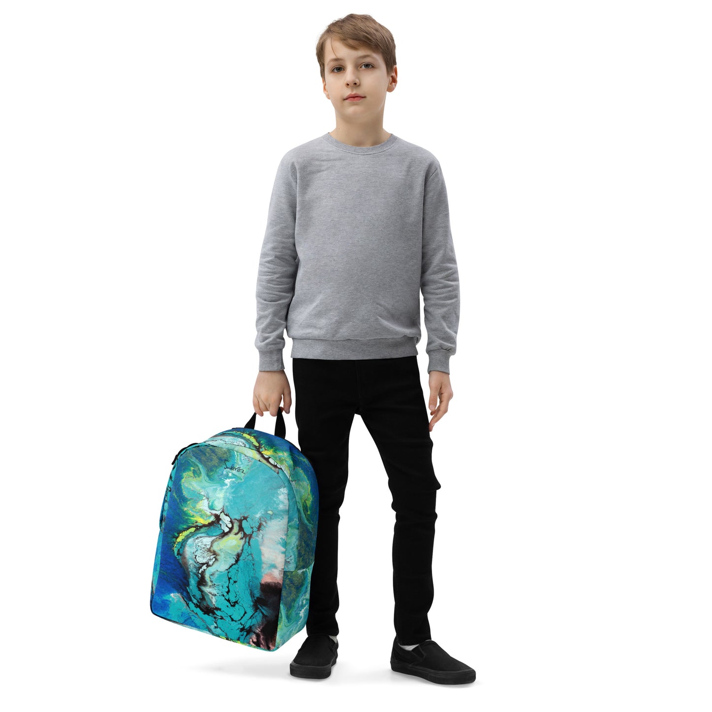 Minimalist Backpack - Deep Blue design