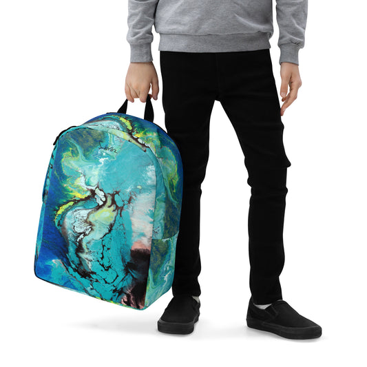 Minimalist Backpack - Deep Blue design