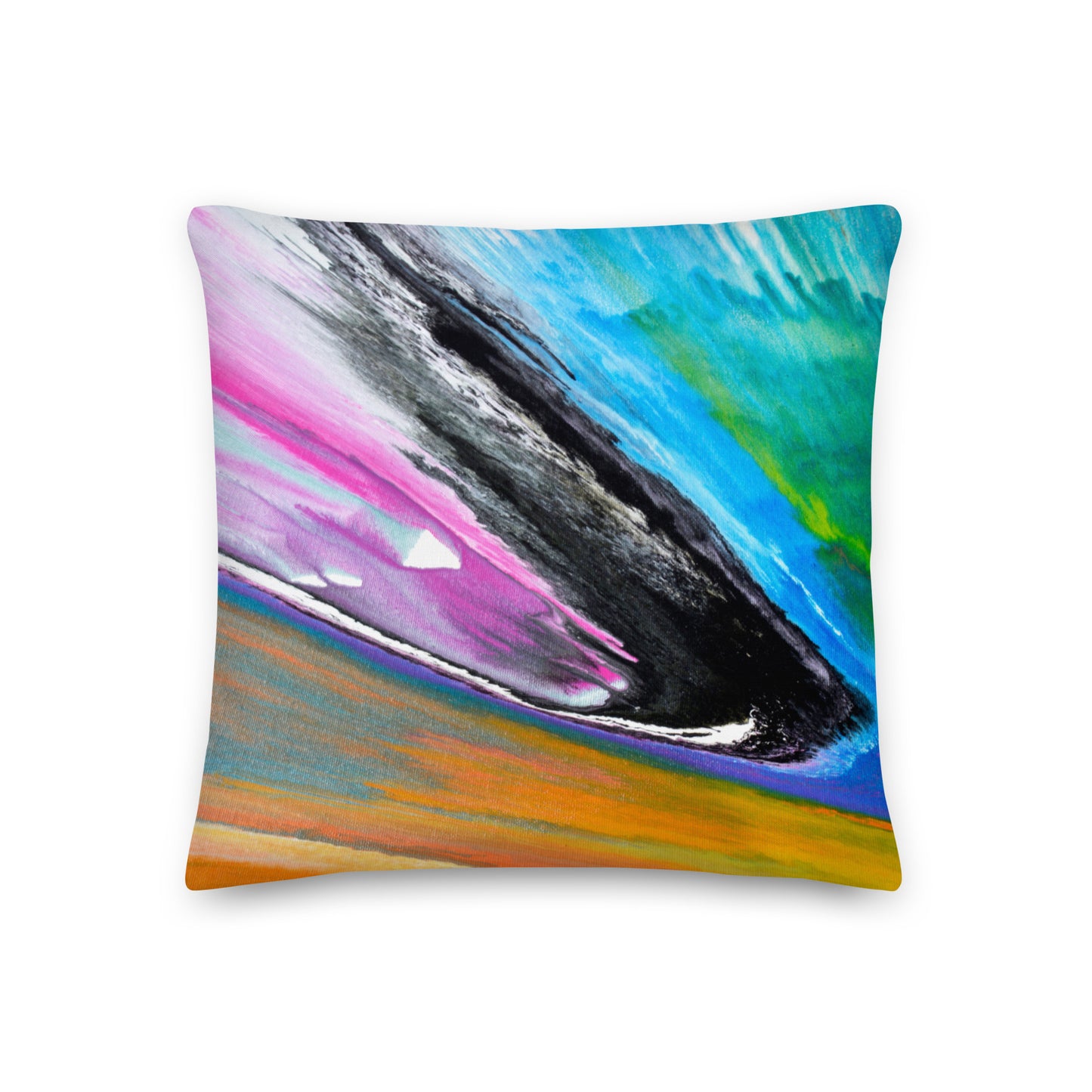 Premium Pillow - Spin art design