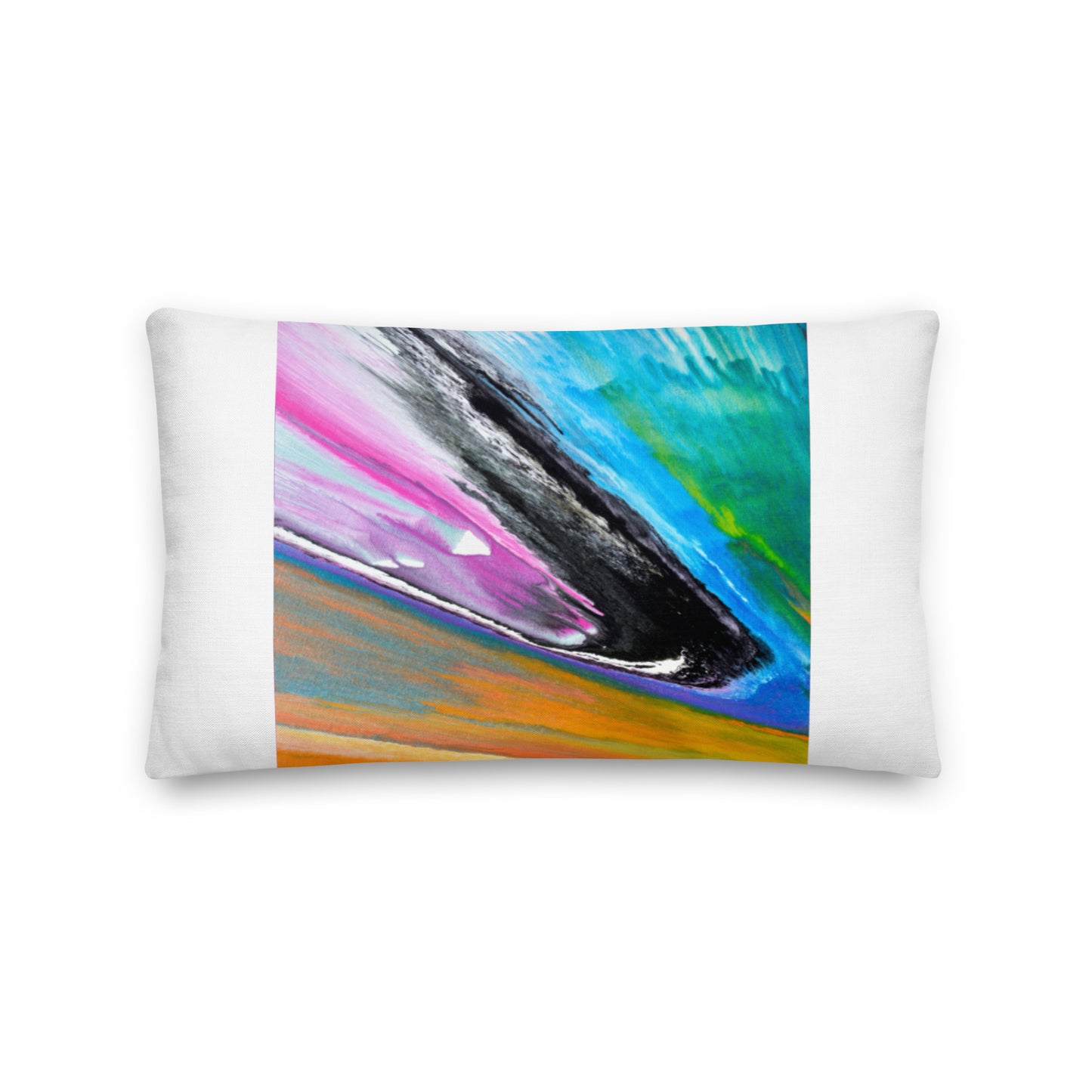 Premium Pillow - Spin art design