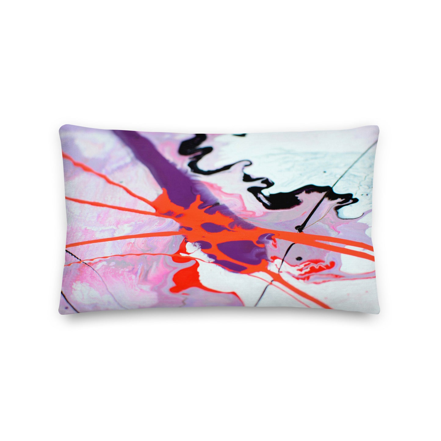 Premium Pillow - Pink and red design