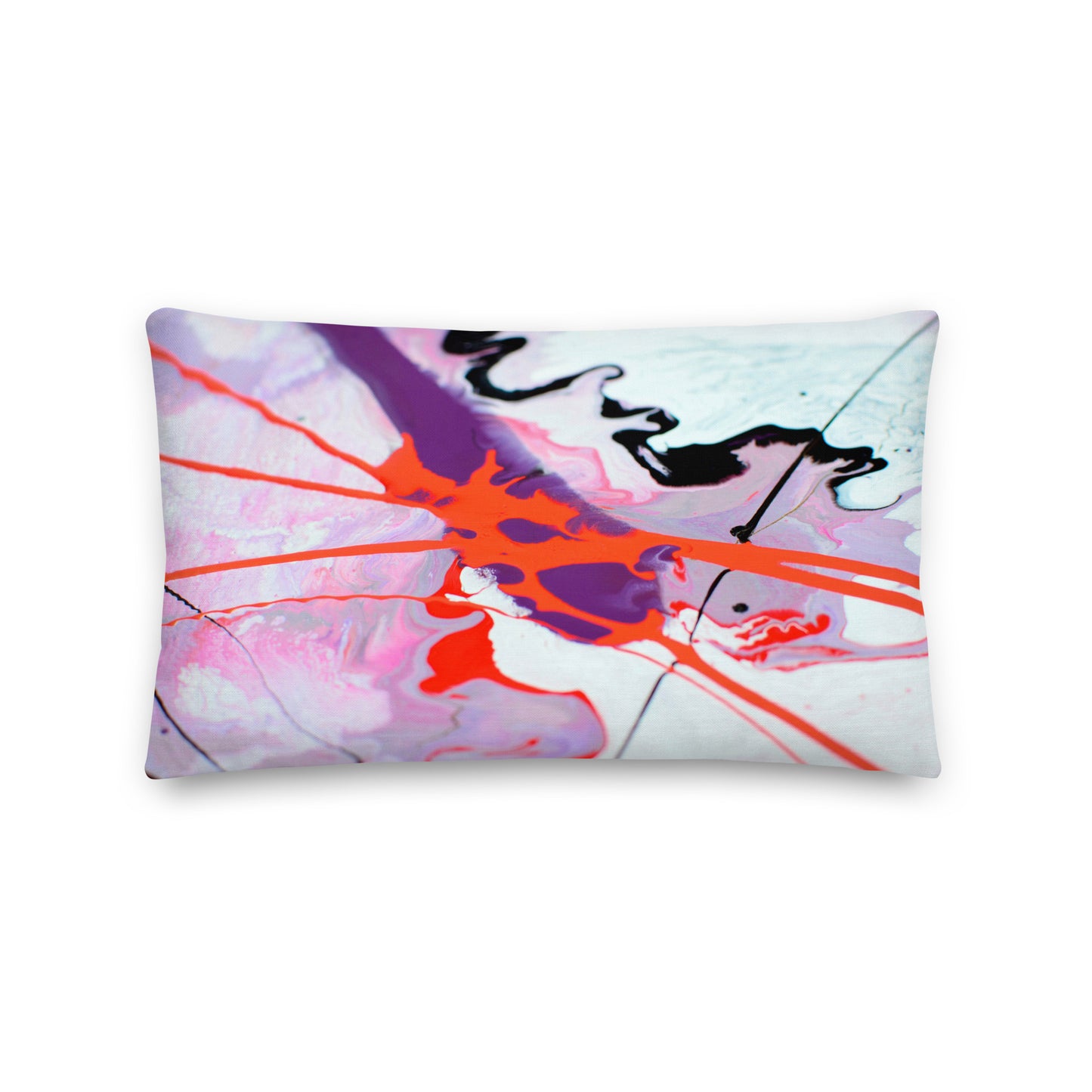 Premium Pillow - Pink and red design