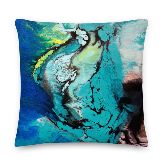 Premium Pillow - Deep blue design