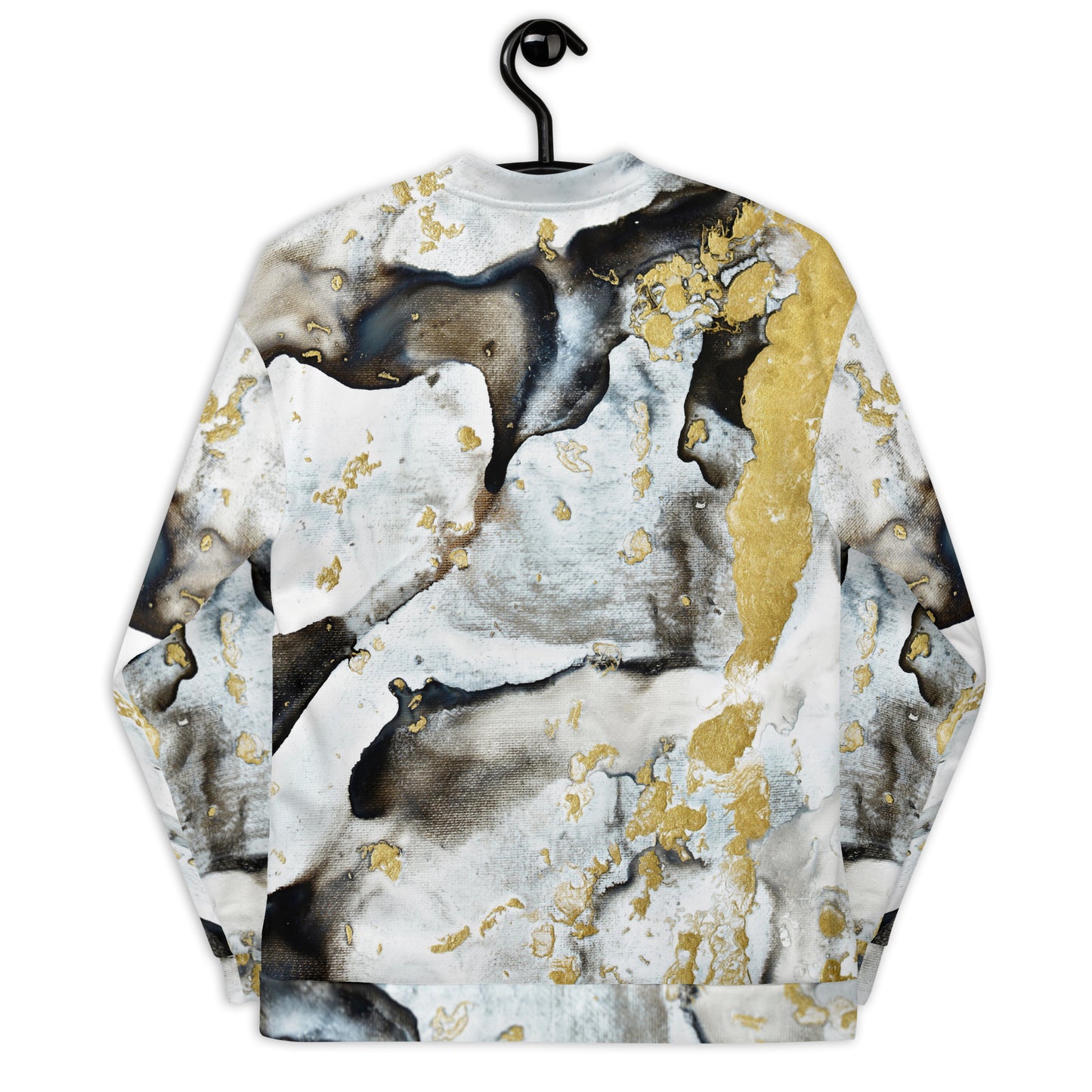 Unisex Bomber Jacket - Black and white design