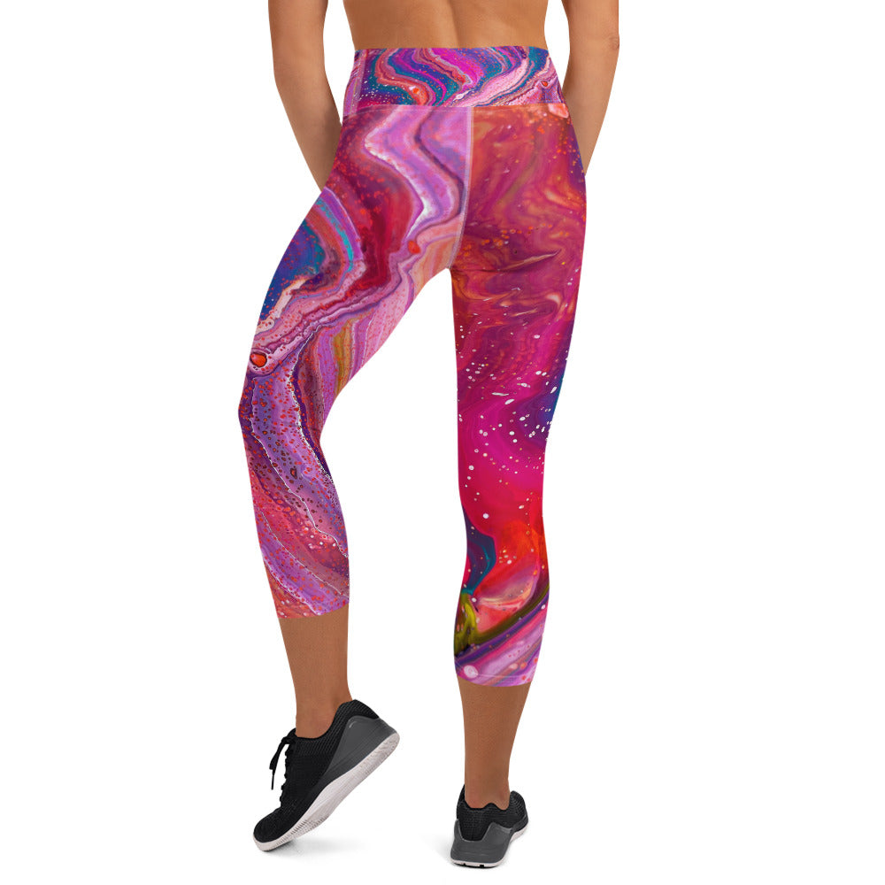 Yoga Leggings - Cosmic Design
