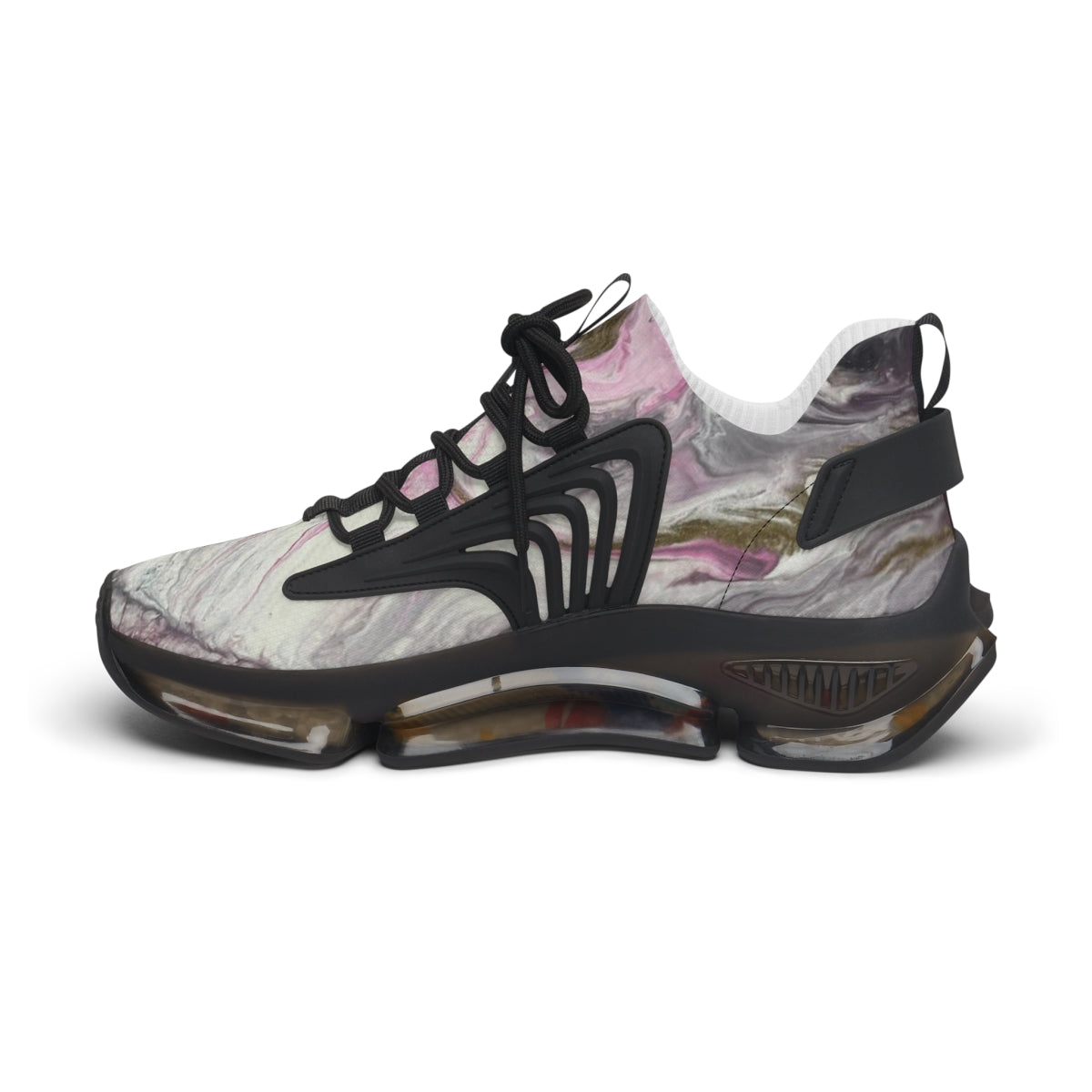 Women's Mesh Sneakers - Dusky pink design