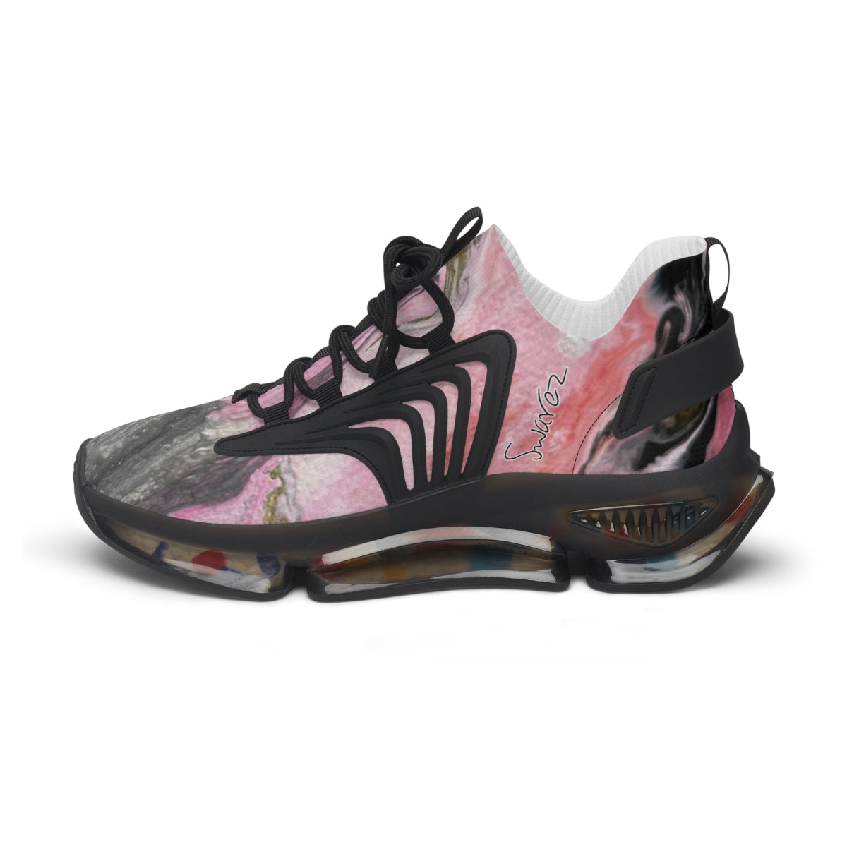 Women's Mesh Sneakers - Dusky pink design