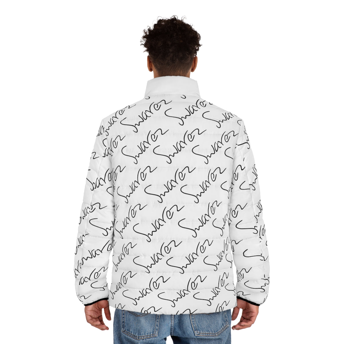 Men's Puffer Jacket - Swarez logos