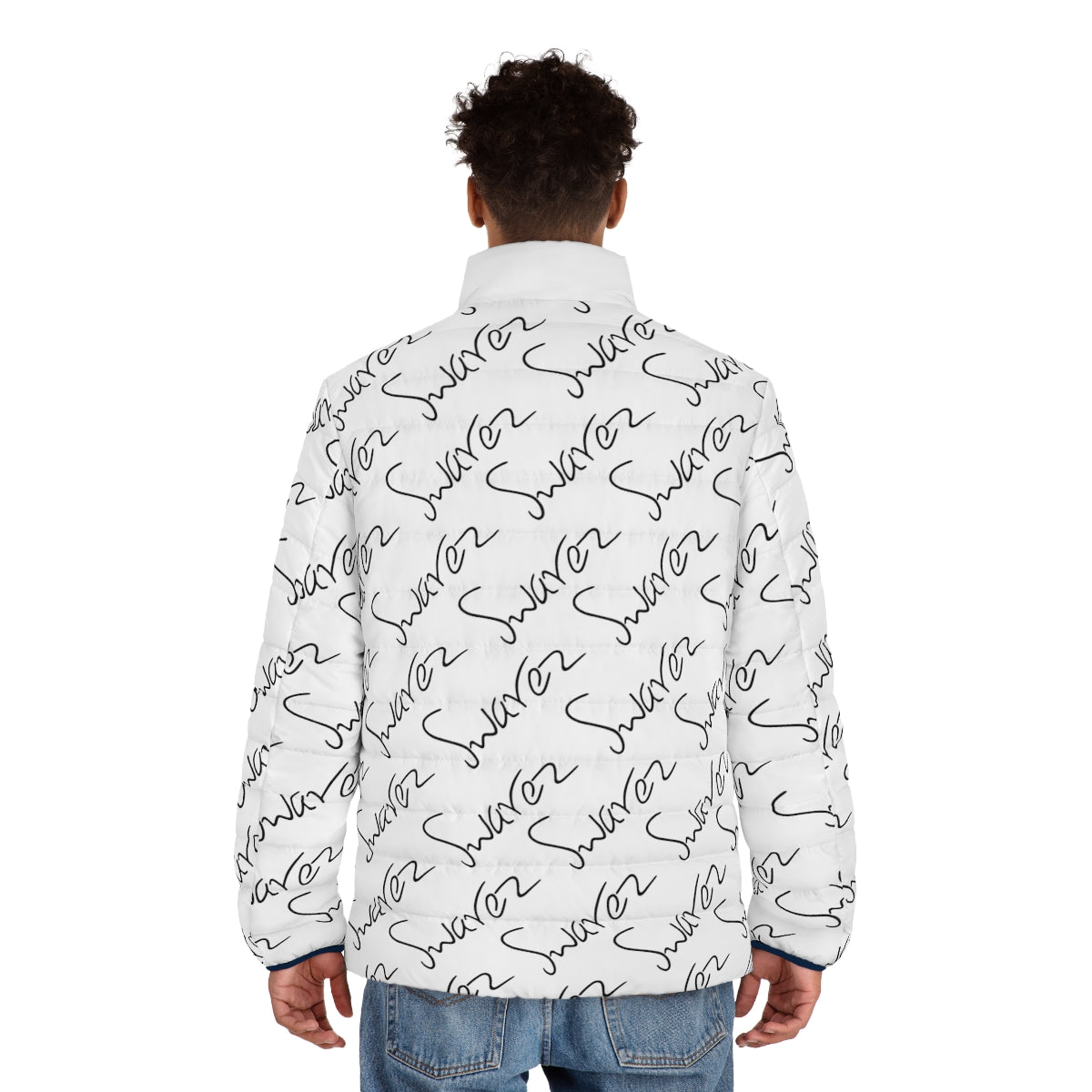 Men's Puffer Jacket - Swarez logos