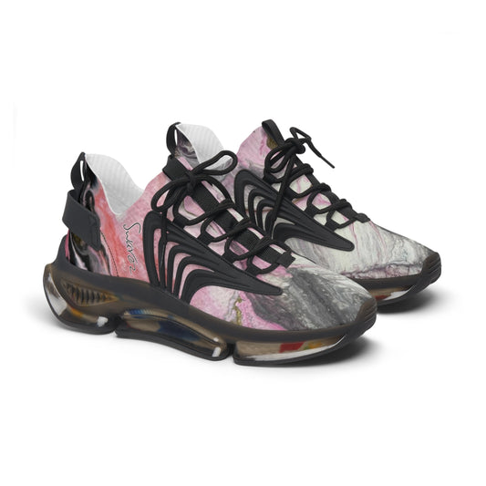 Women's Mesh Sneakers - Dusky pink design