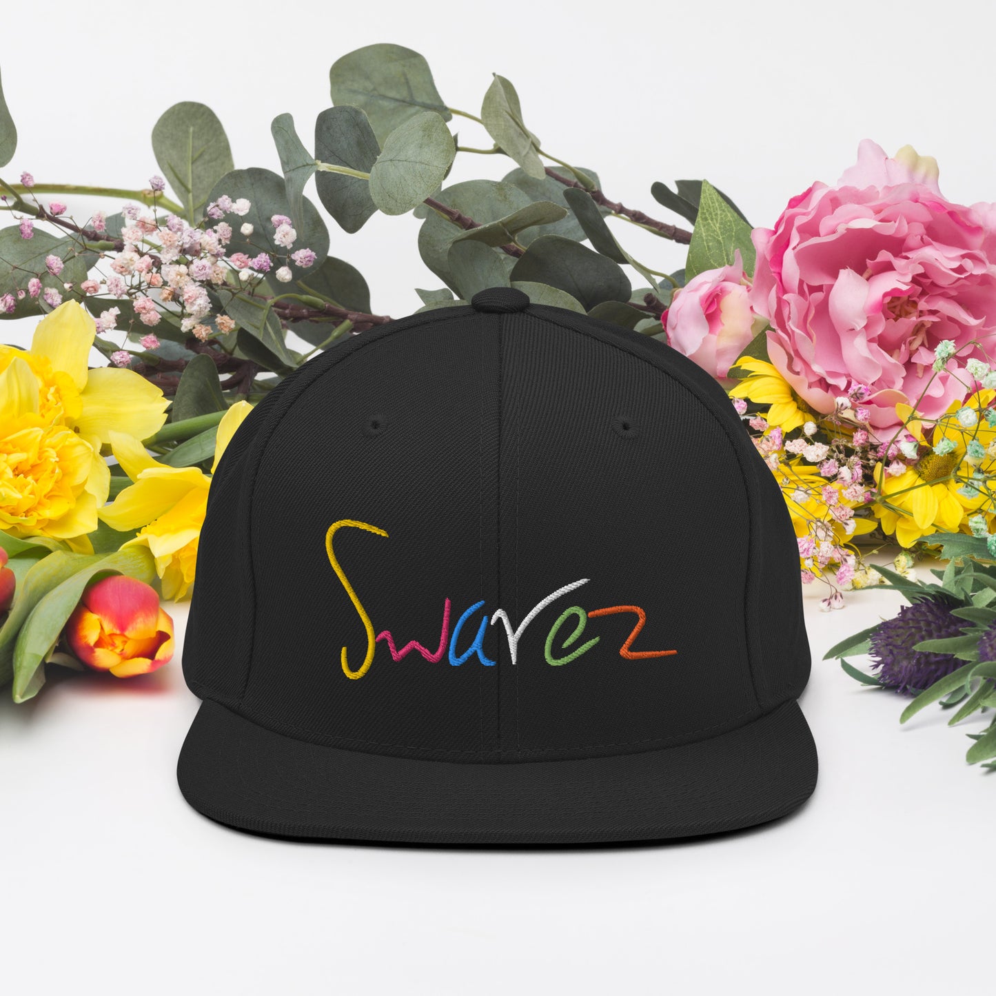 Snapback Hat - Swarez logo