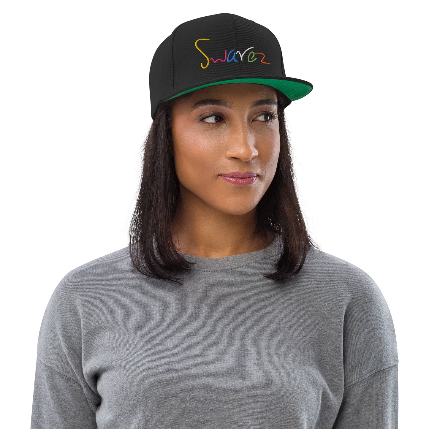 Snapback Hat - Swarez logo