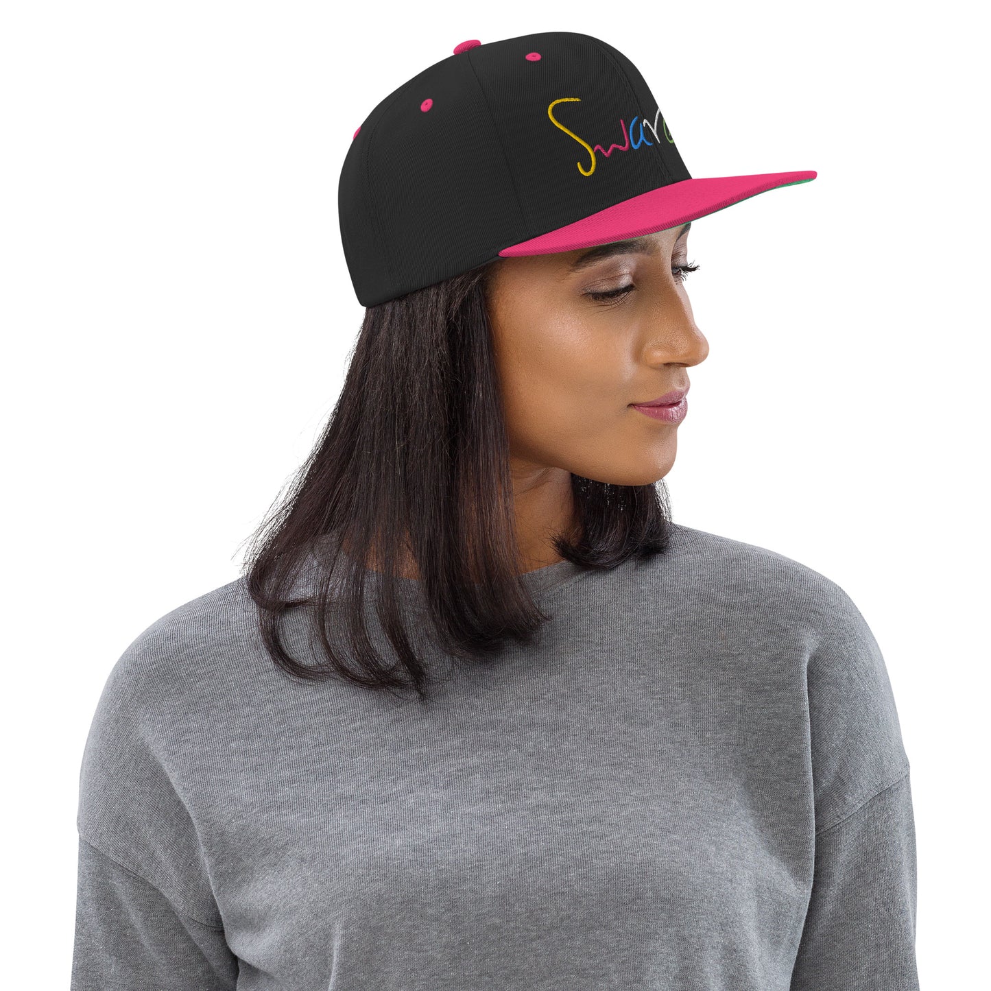 Snapback Hat - Swarez logo
