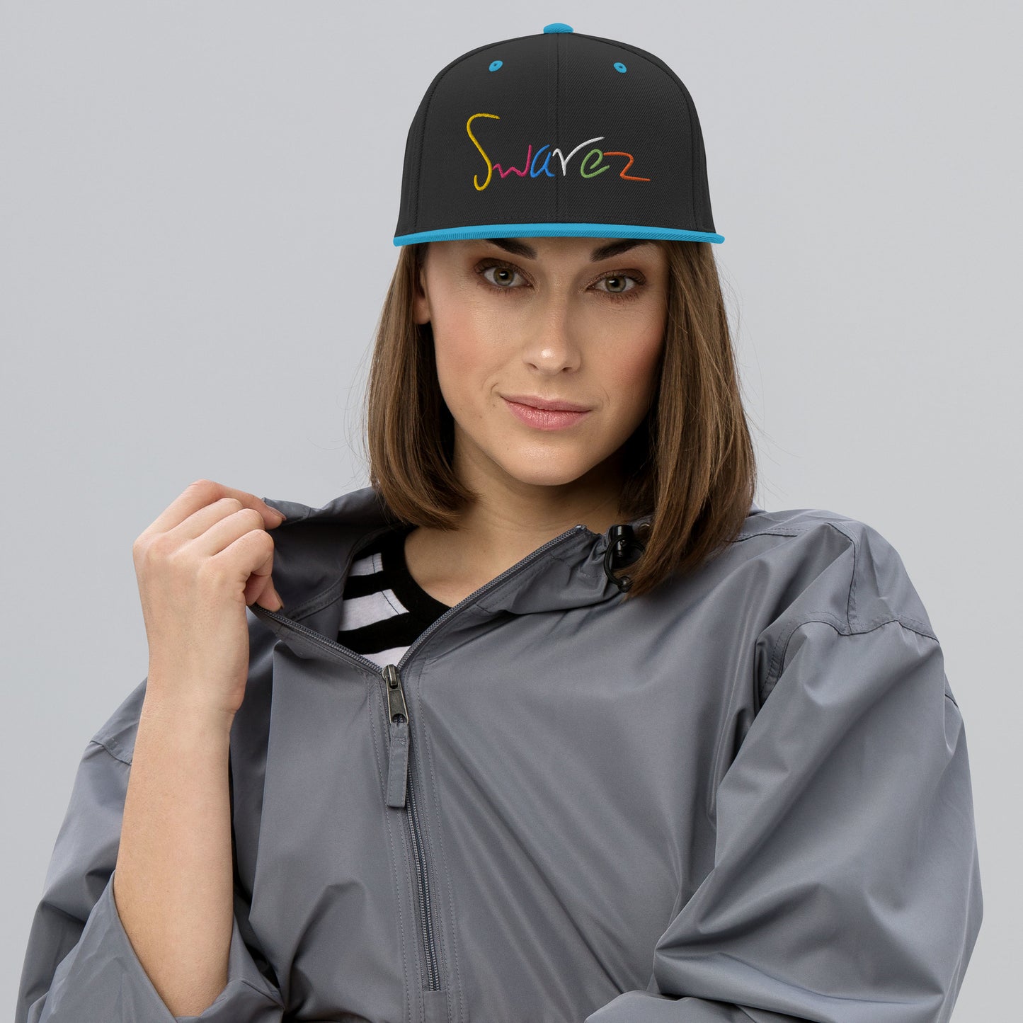 Snapback Hat - Swarez logo