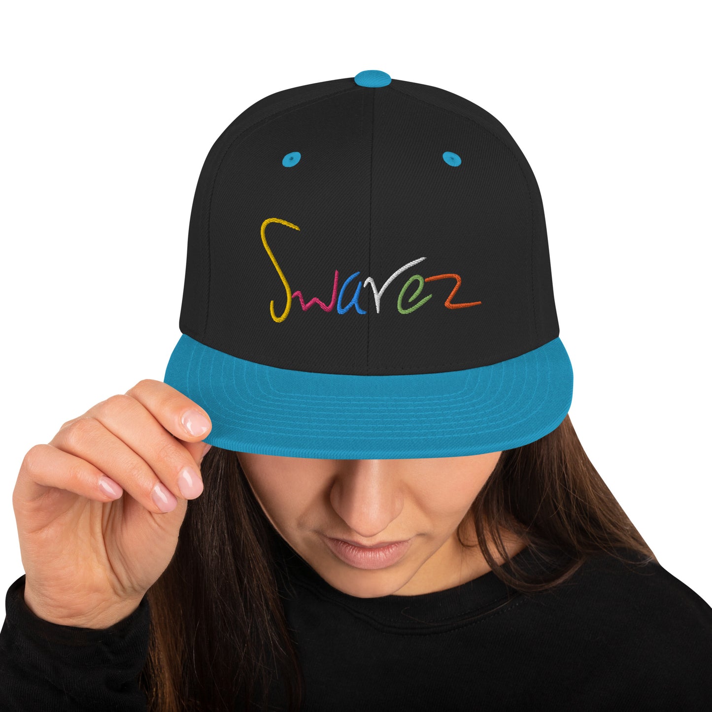 Snapback Hat - Swarez logo