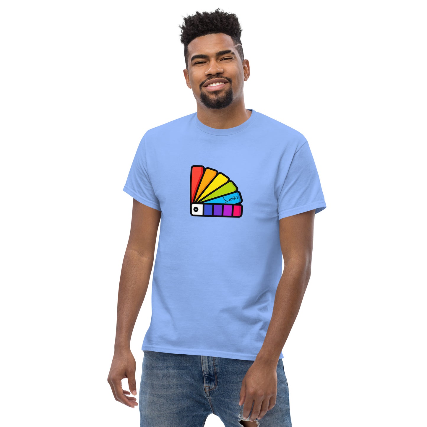 Men's classic tee - Paint chart design