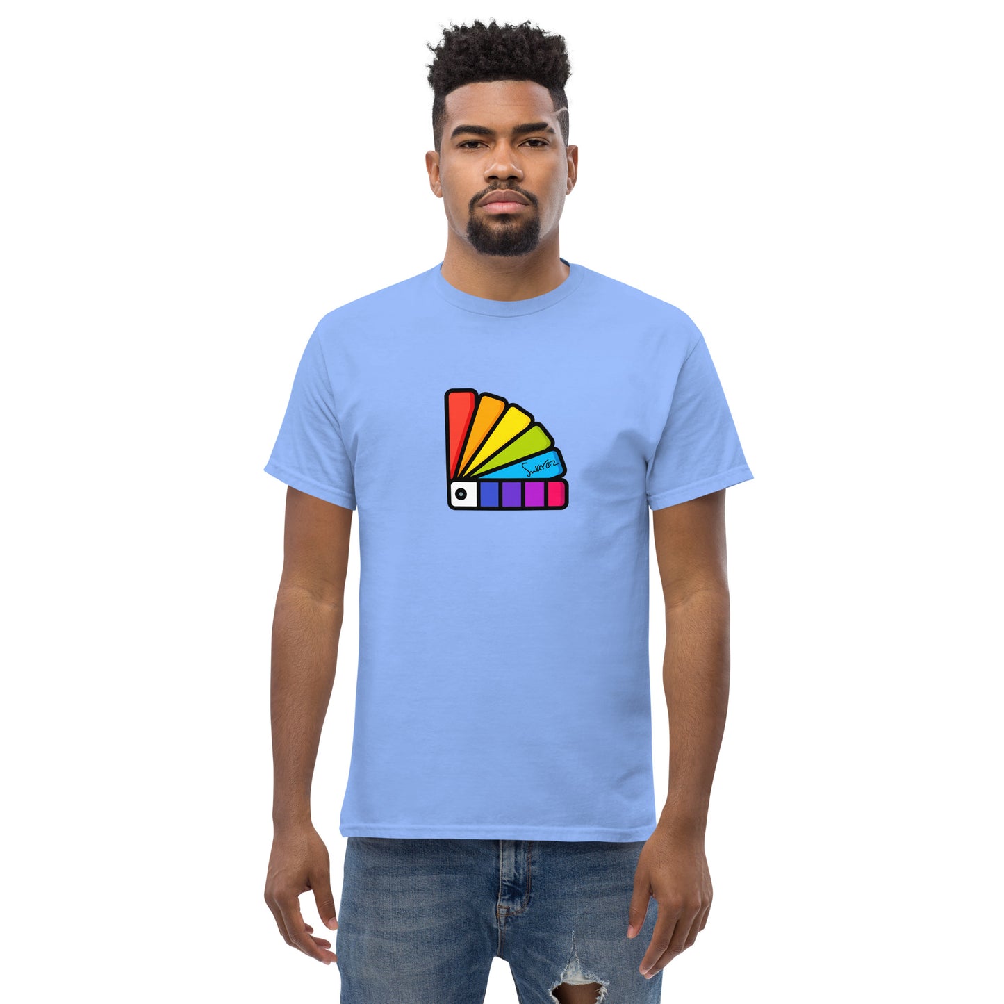 Men's classic tee - Paint chart design
