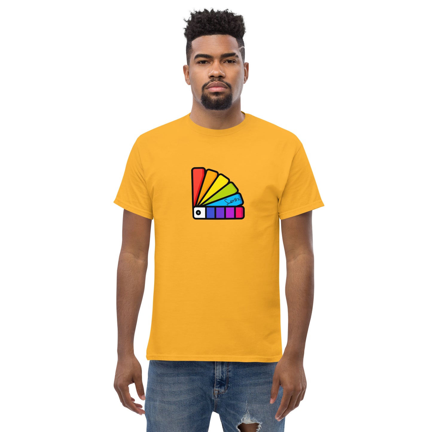 Men's classic tee - Paint chart design