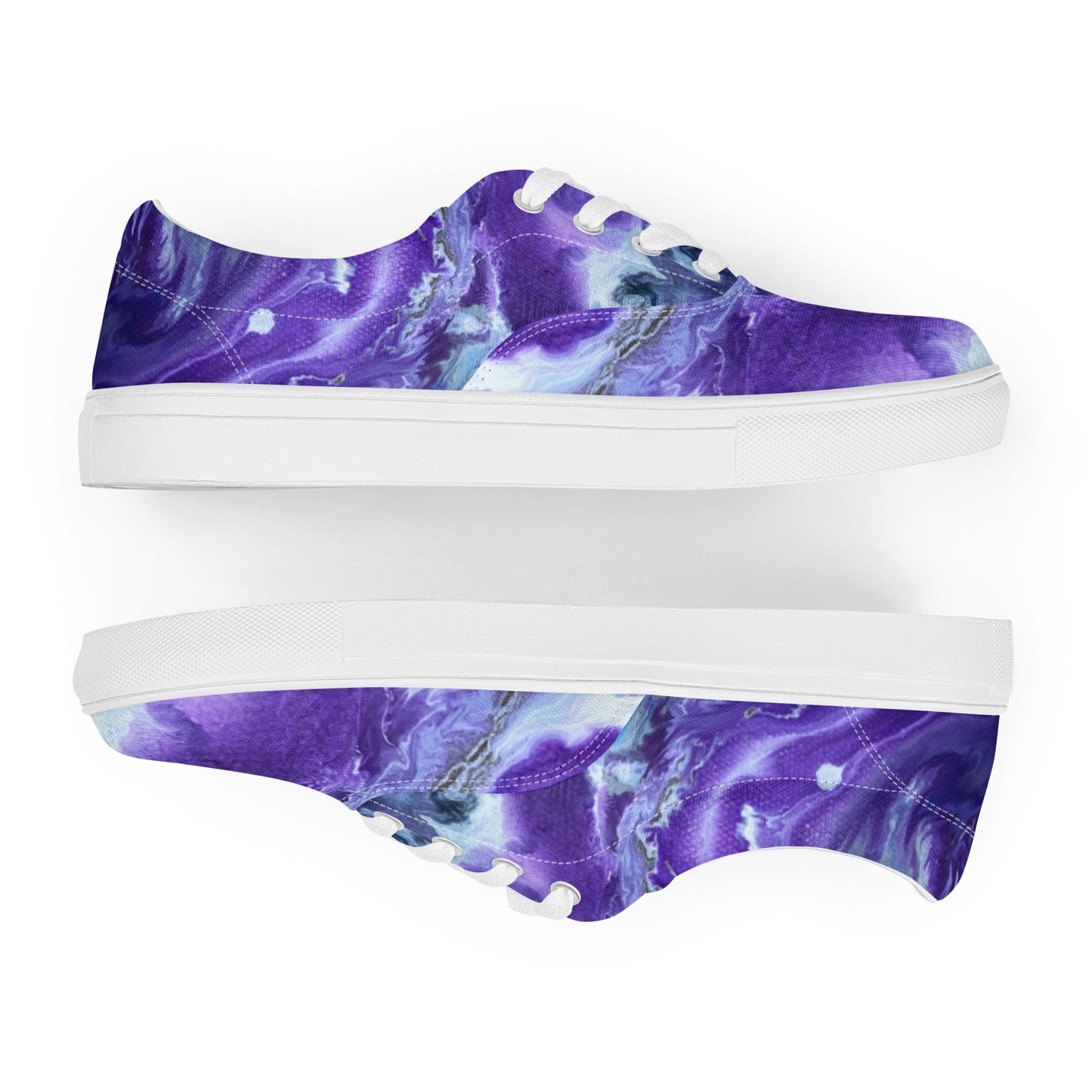 Men’s lace-up canvas shoes - Ady's Purplez!