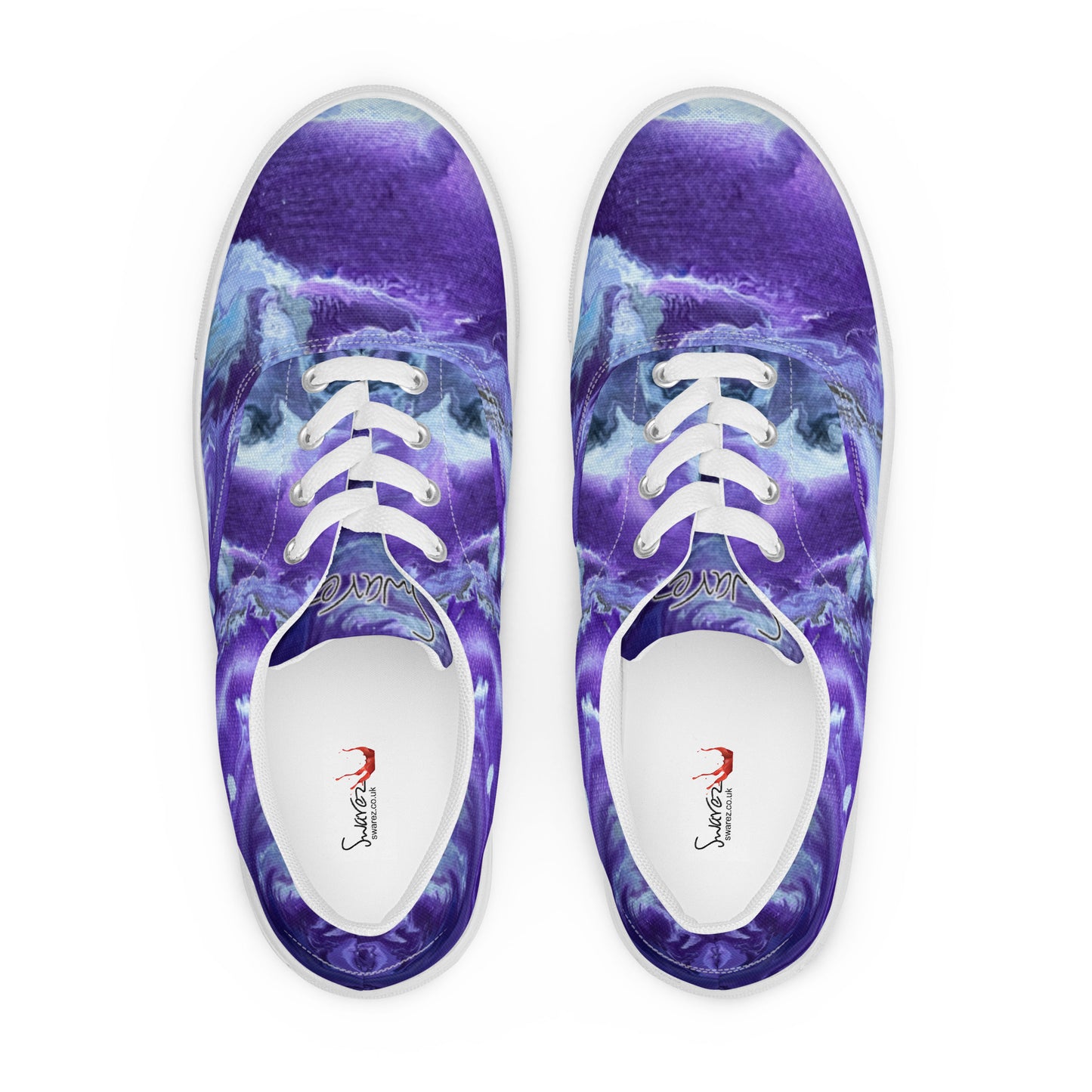 Men’s lace-up canvas shoes - Ady's Purplez!