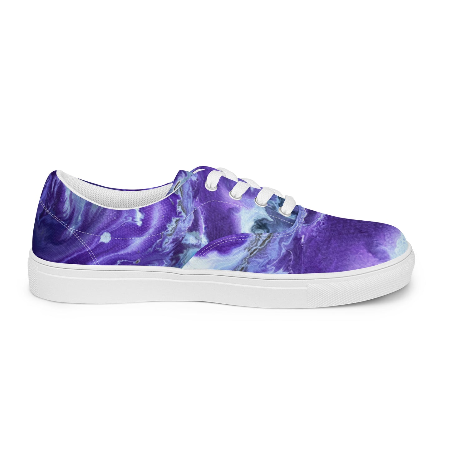 Men’s lace-up canvas shoes - Ady's Purplez!