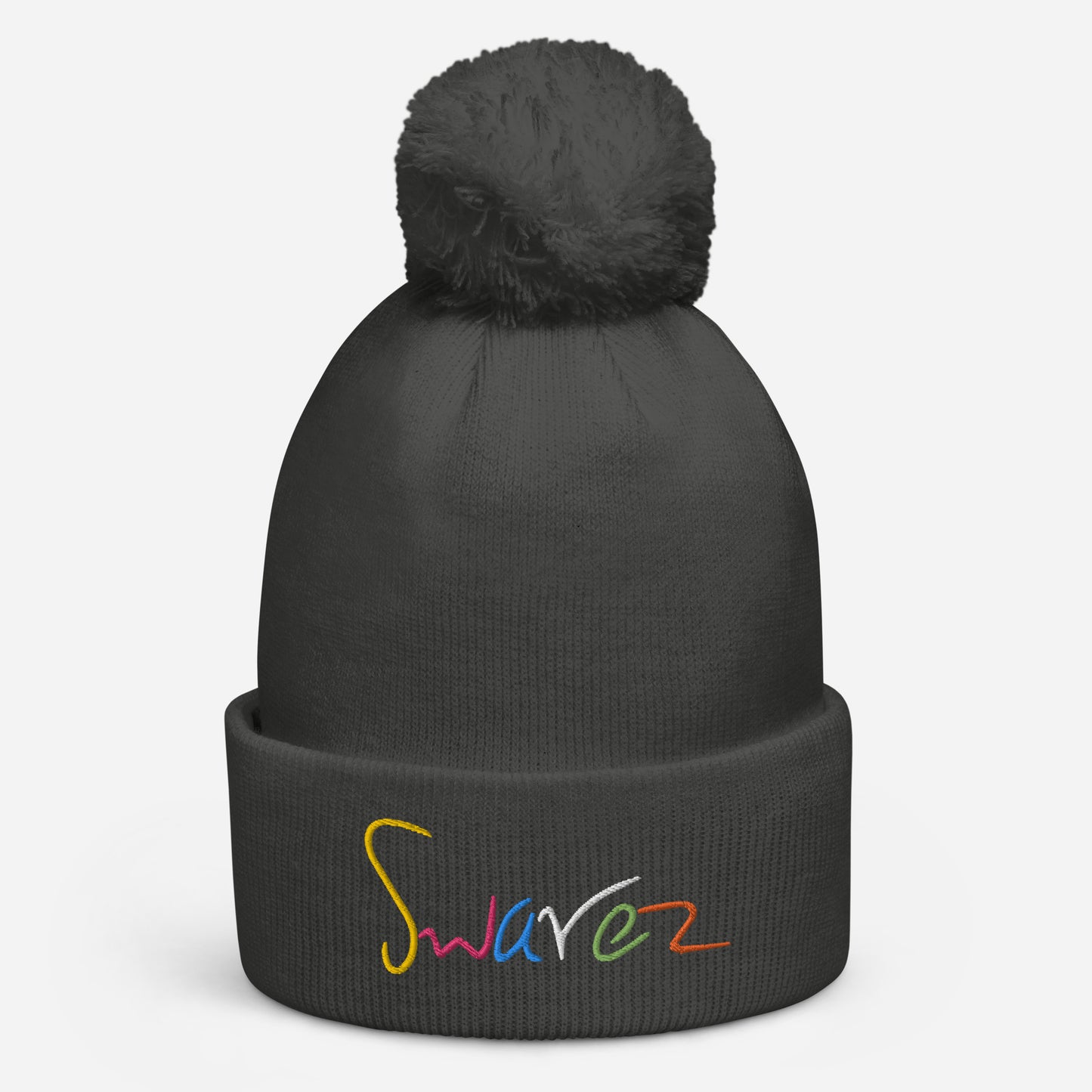 Pom pom beanie Unisex - Swarez logo