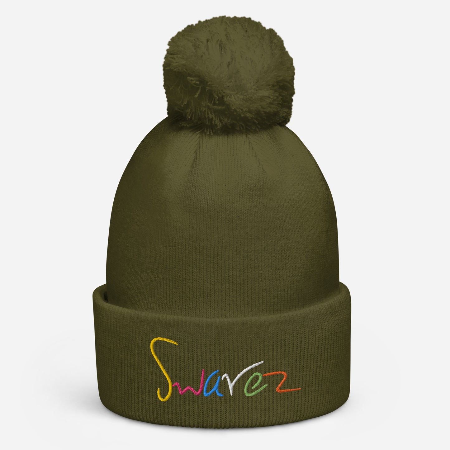 Pom pom beanie Unisex - Swarez logo